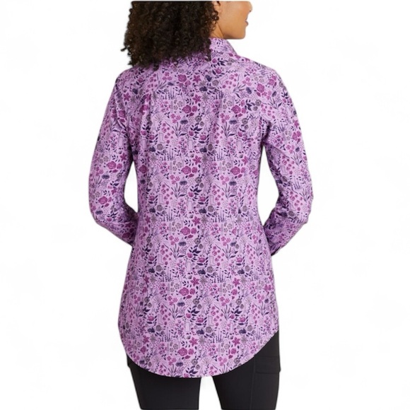 DULUTH TRADING CO Garden Print Tunic Size Medium - Picture 4 of 15